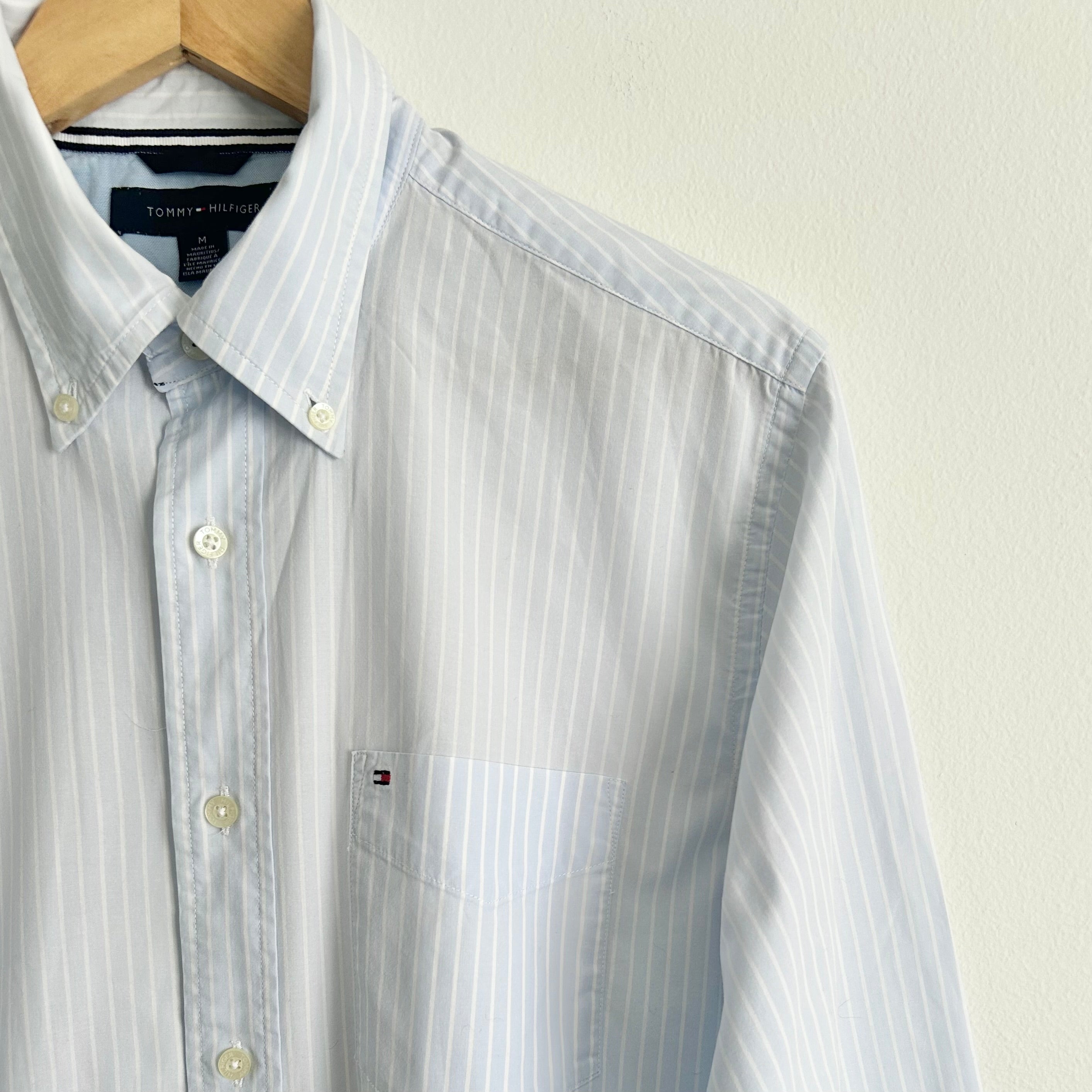 Vintage Tommy Hilfiger Pinstripe Oxford Shirt