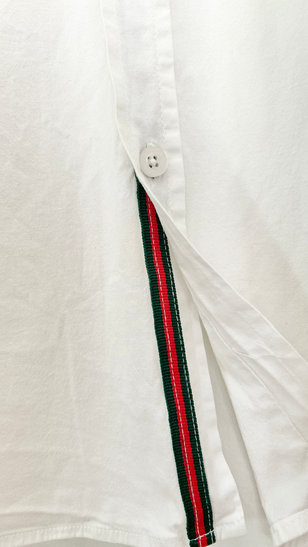 Vintage Gucci Long-Sleeve Shirt – White – 3XL