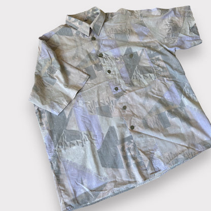 80’s Patterned Short Sleeve Shirt