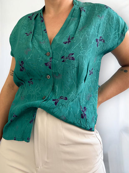 Vintage Silk Blouse