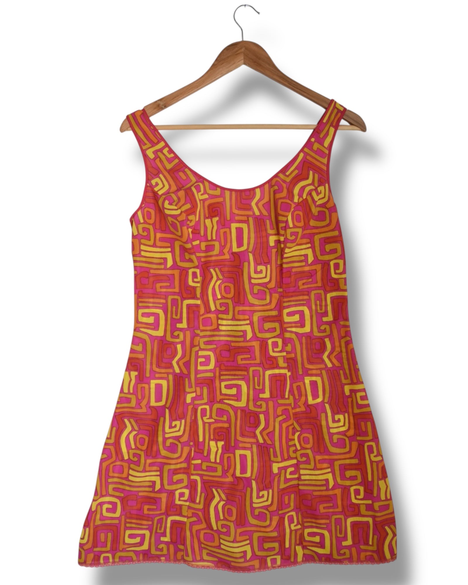 Vintage 70s Nightdresses – Geometric Prints & Vertical Stripes