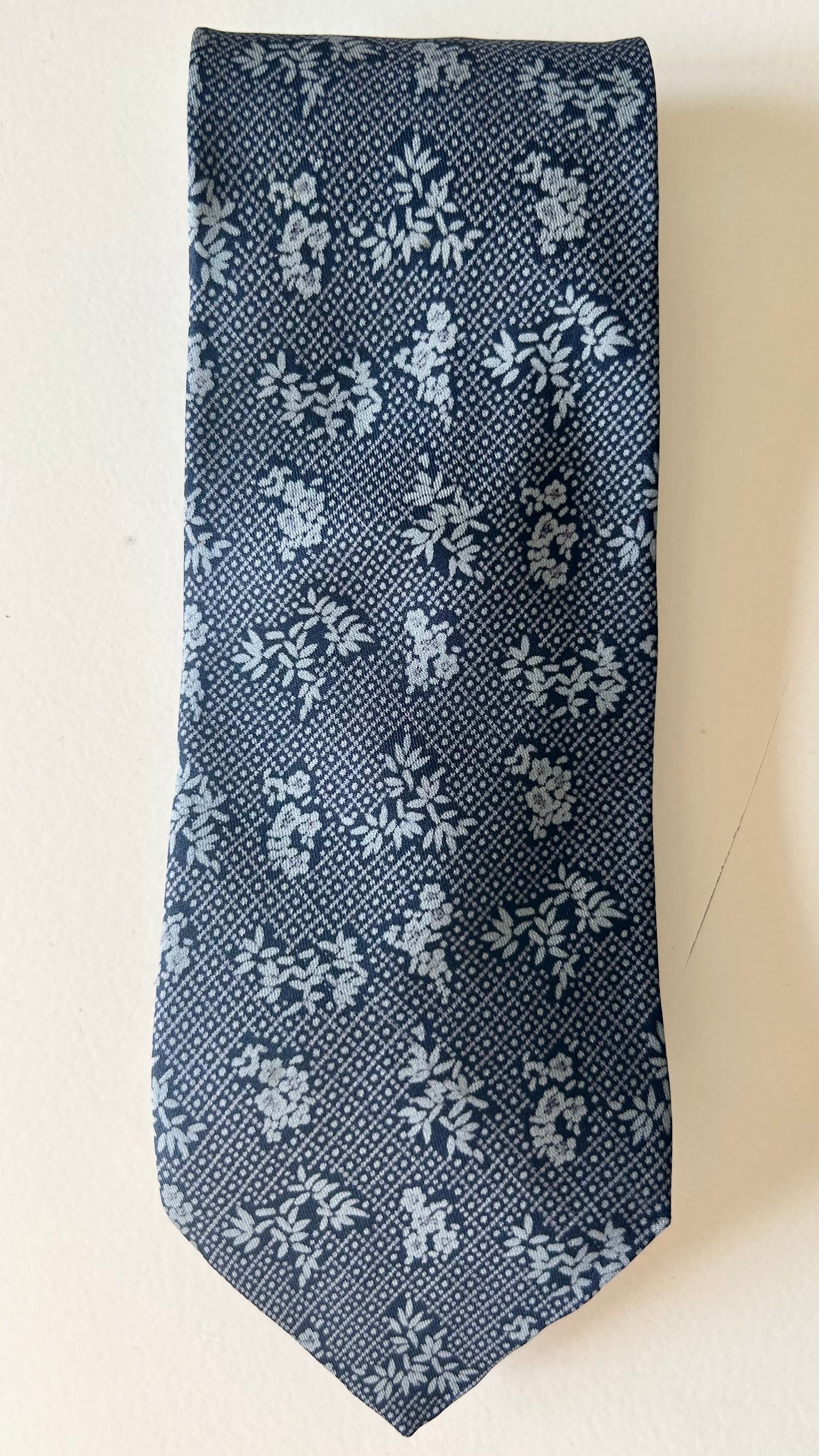 Vintage Christian Dior Monsieur Set – Silk Tie & Pocket Square 1980s