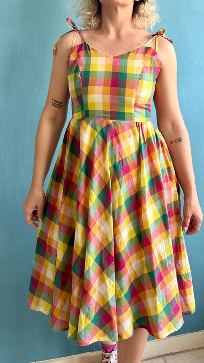 Colourful Midi Dress