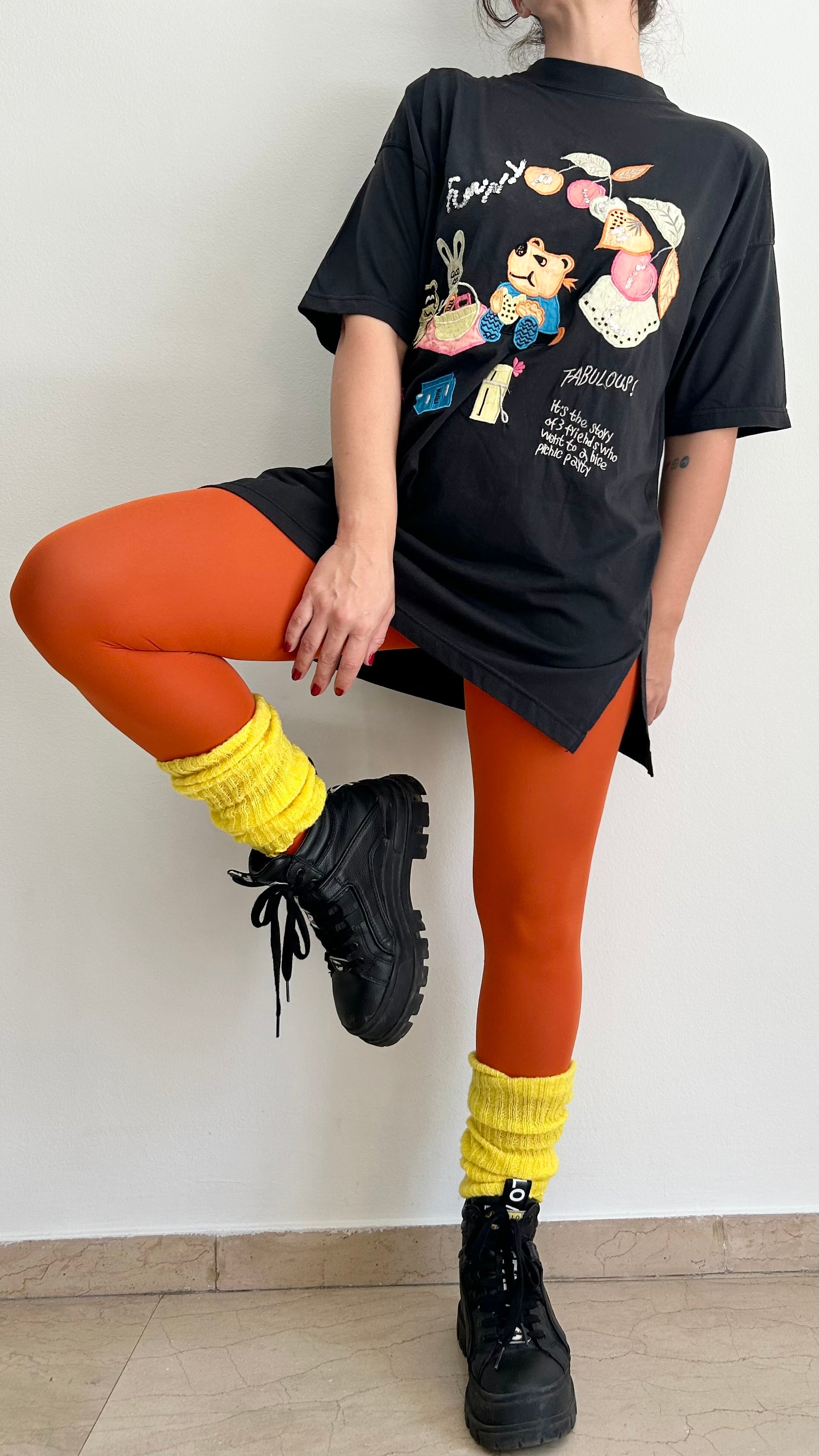 Vintage Oversized Embroidered T-Shirt