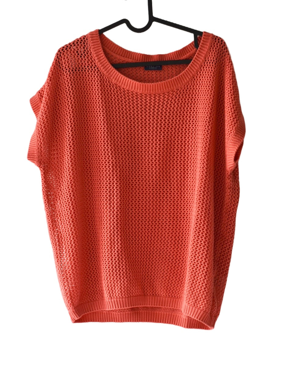 Knitted Coral Vest