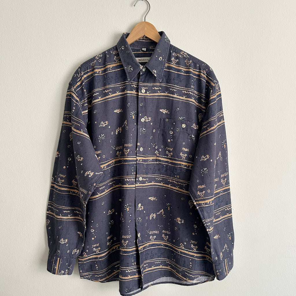 90s "Fab Four" Whimsical Graphic Shirt