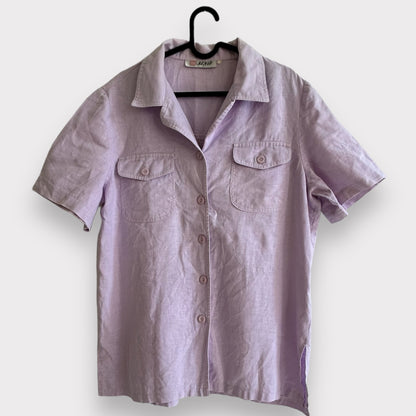 Vintage Lilac Short Sleeve Shirt