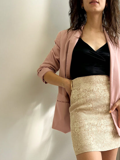 Oversized Rose Blazer