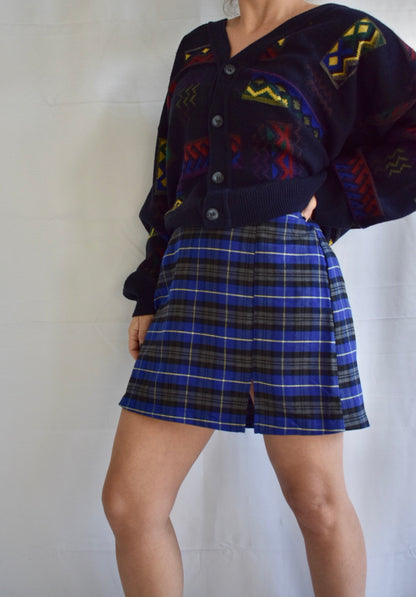 Plaid Mini Skirt