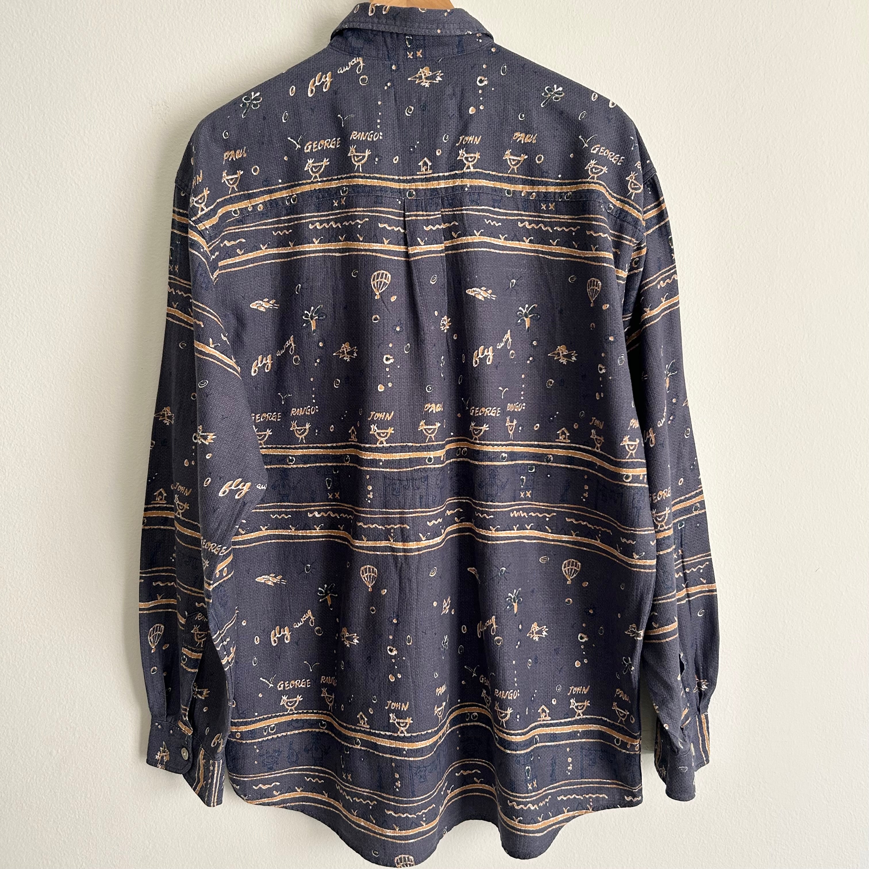 90s "Fab Four" Whimsical Graphic Shirt