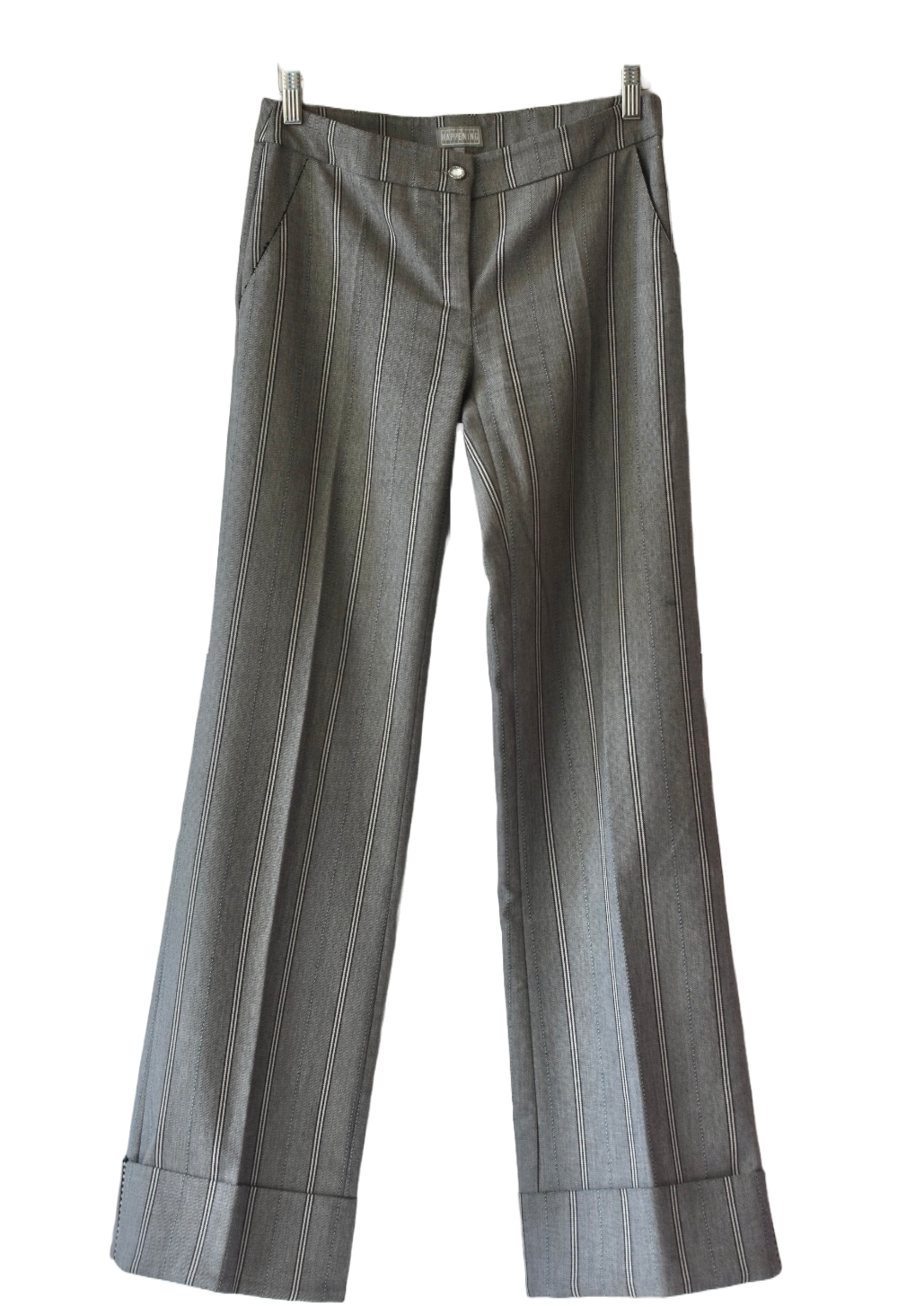 00’s Office Flare Pants with Strass