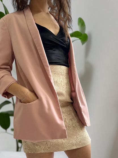 Oversized Rose Blazer