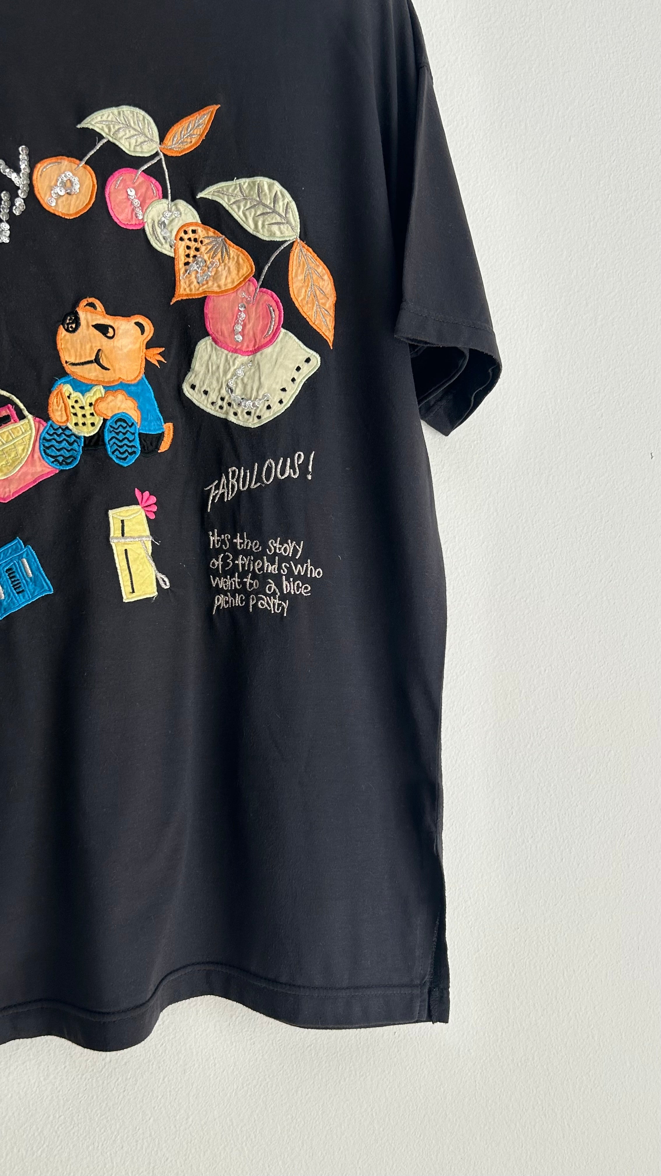 Vintage Oversized Embroidered T-Shirt