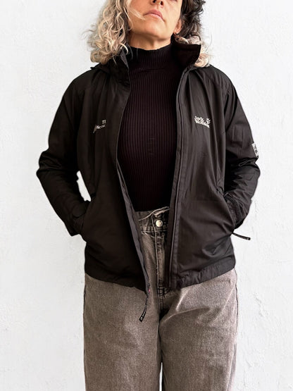 Jack Wolfskin Black Windbreaker