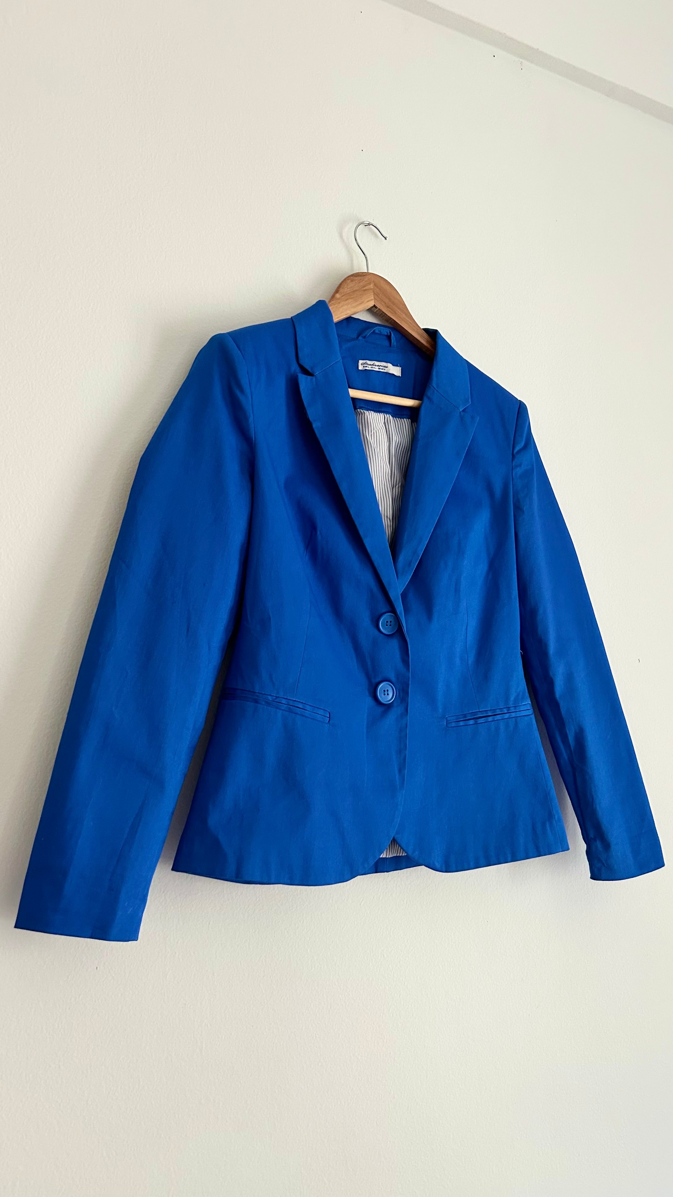 Vintage Royal Blue Blazer | 2000s | Size L