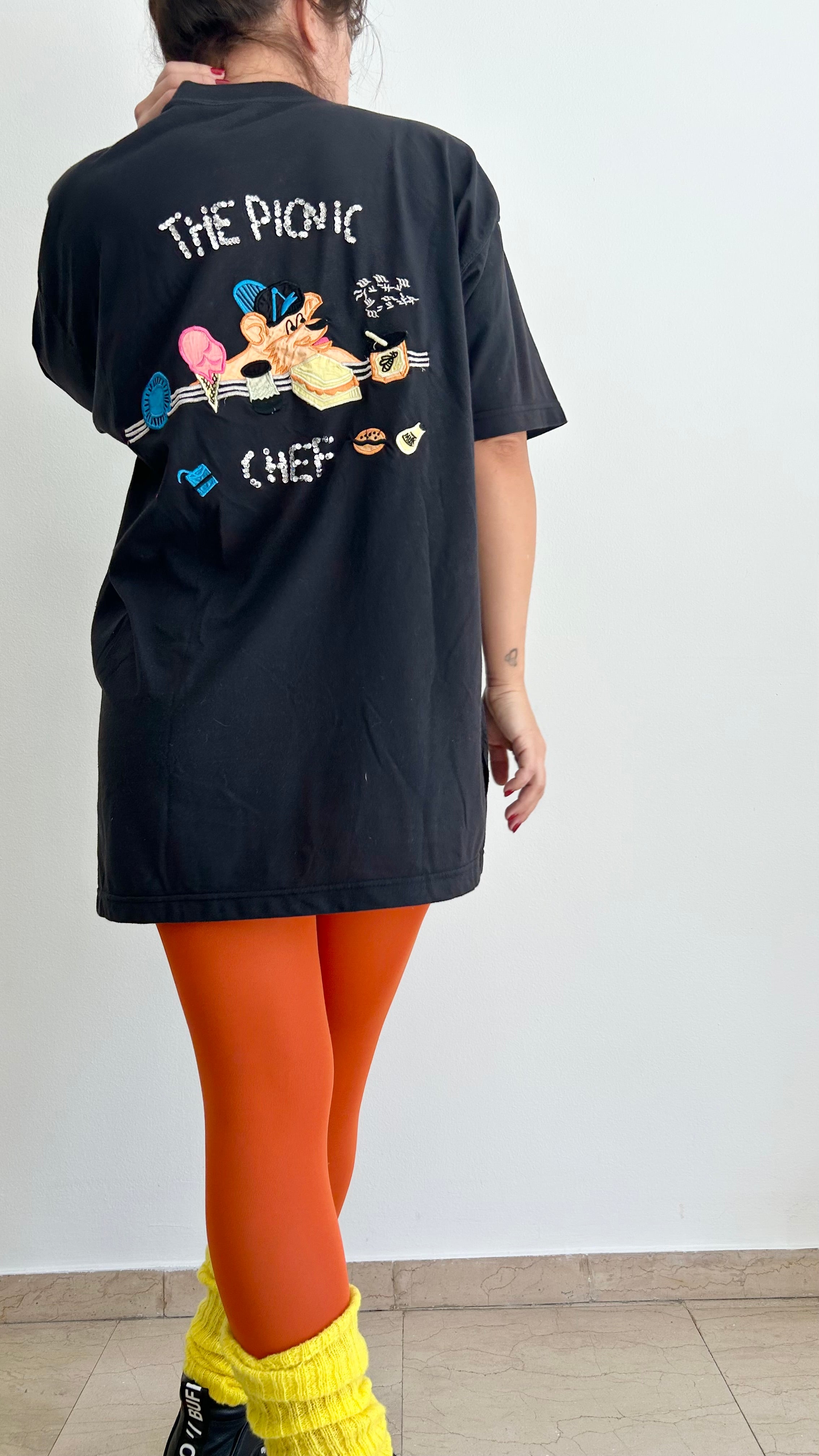 Vintage Oversized Embroidered T-Shirt