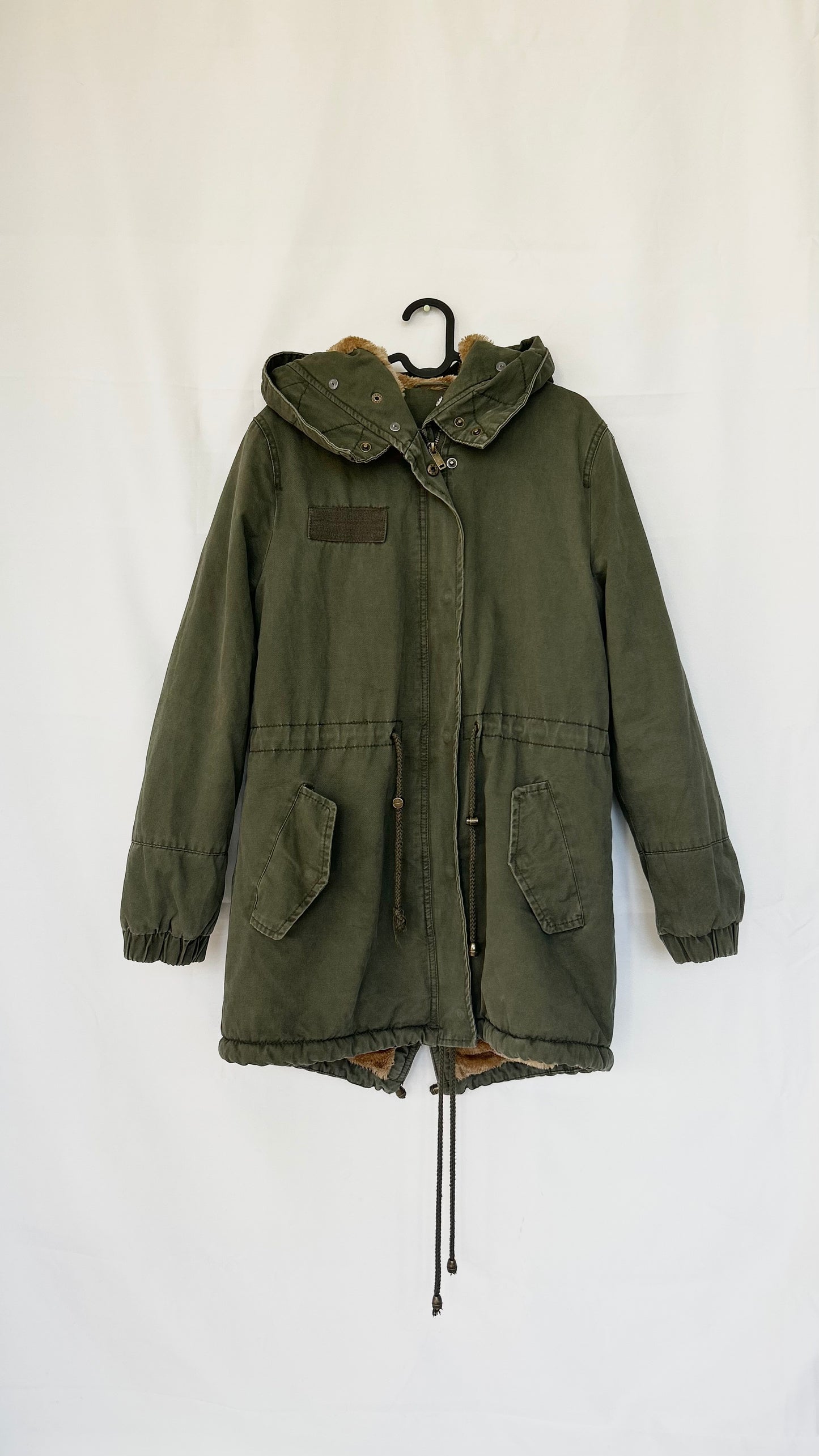 Vintage Olive Green Super Warm Coat