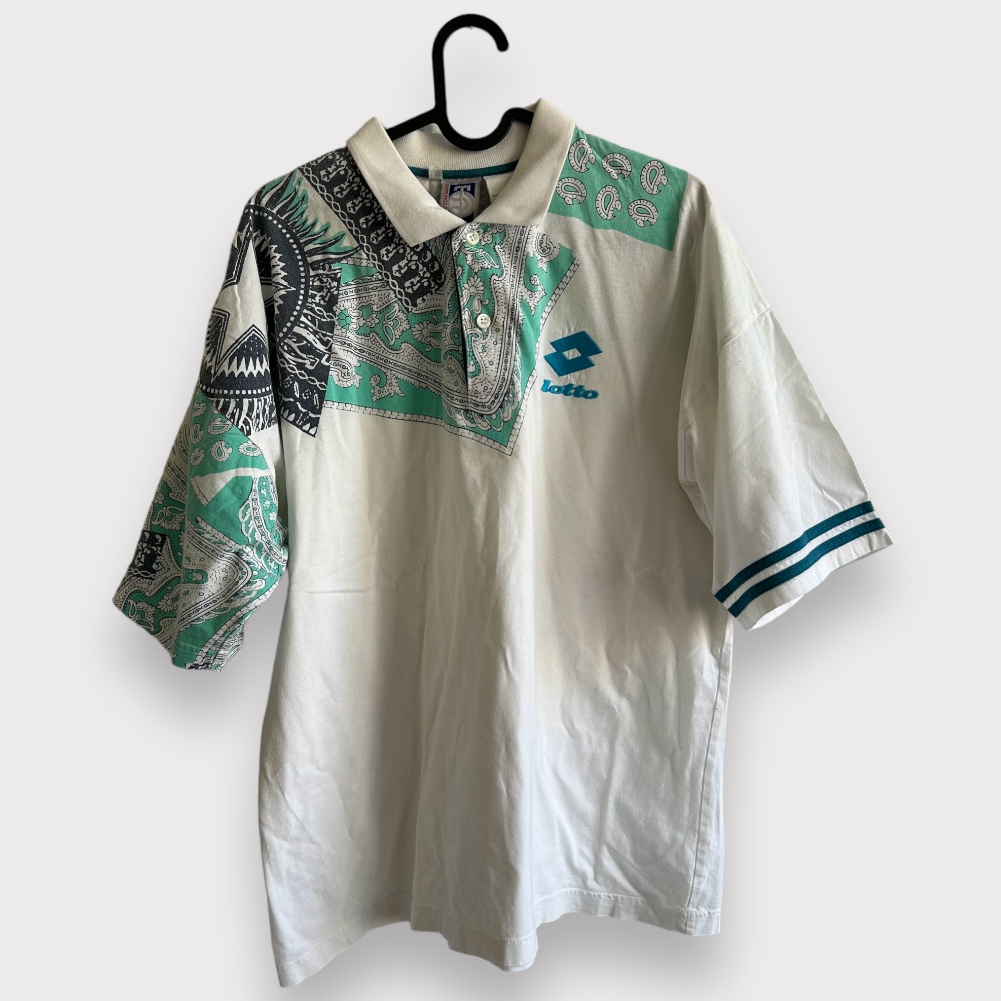 Rare 90s Lotto x Boris Becker Polo Shirt