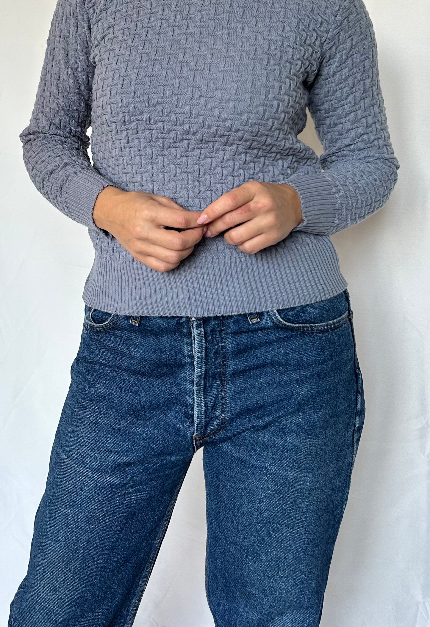 Vintage Light Blue Sweater