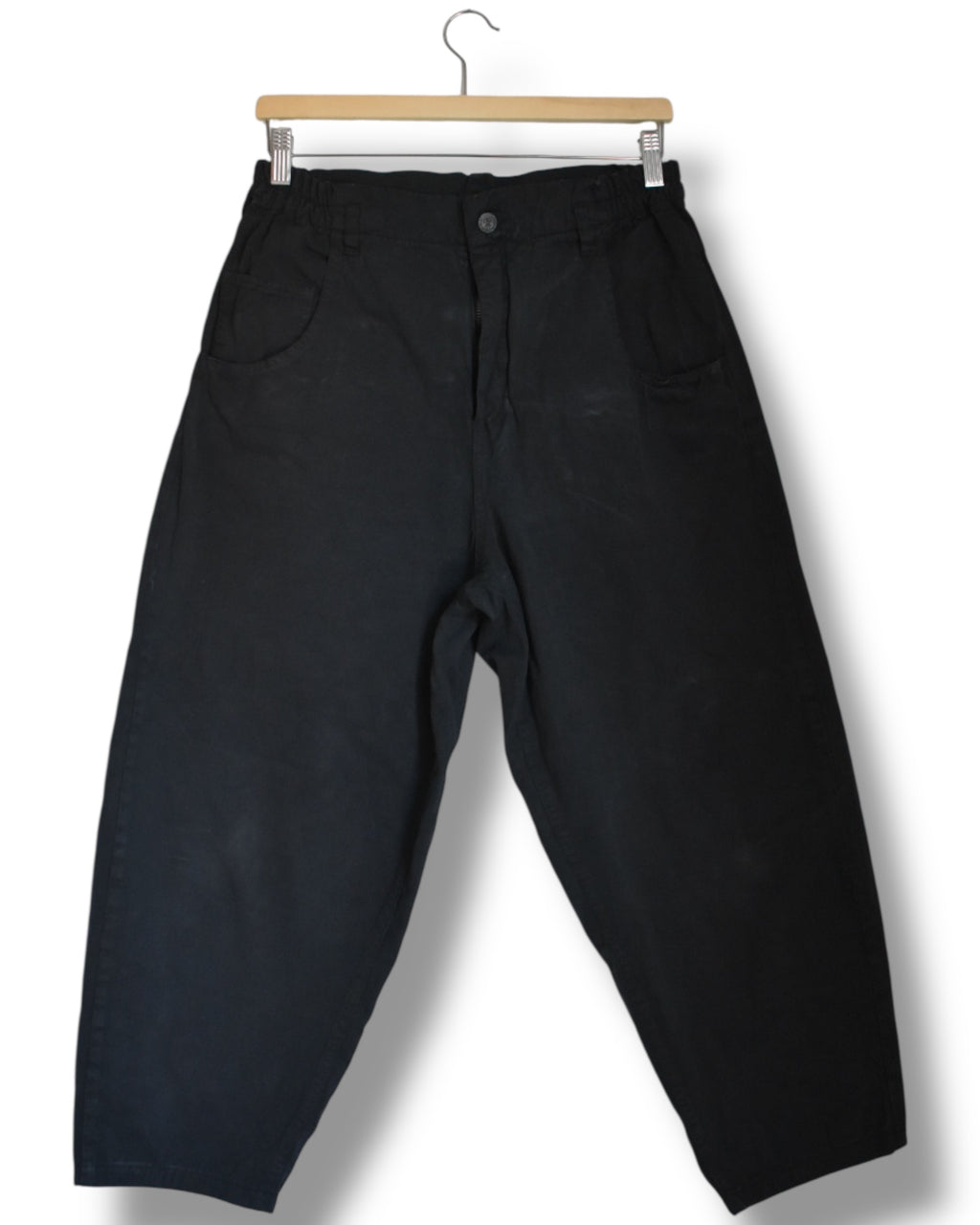Vintage 1980s Oversized Black Pants