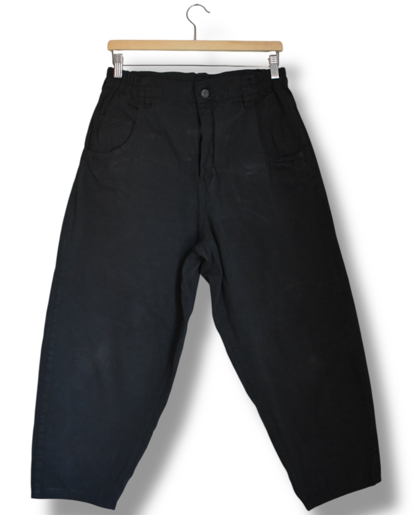 Vintage 1980s Oversized Black Pants