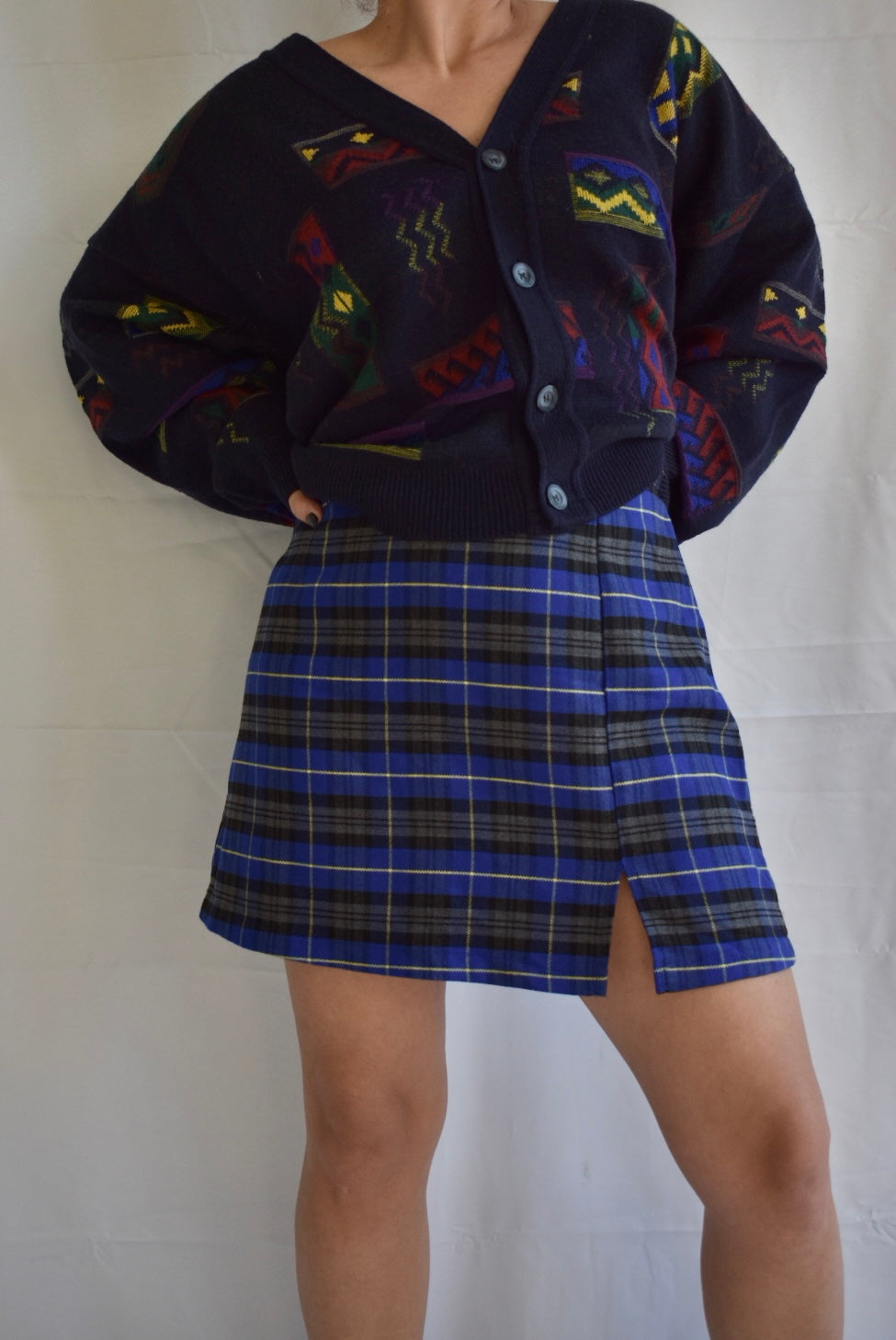 Plaid Mini Skirt