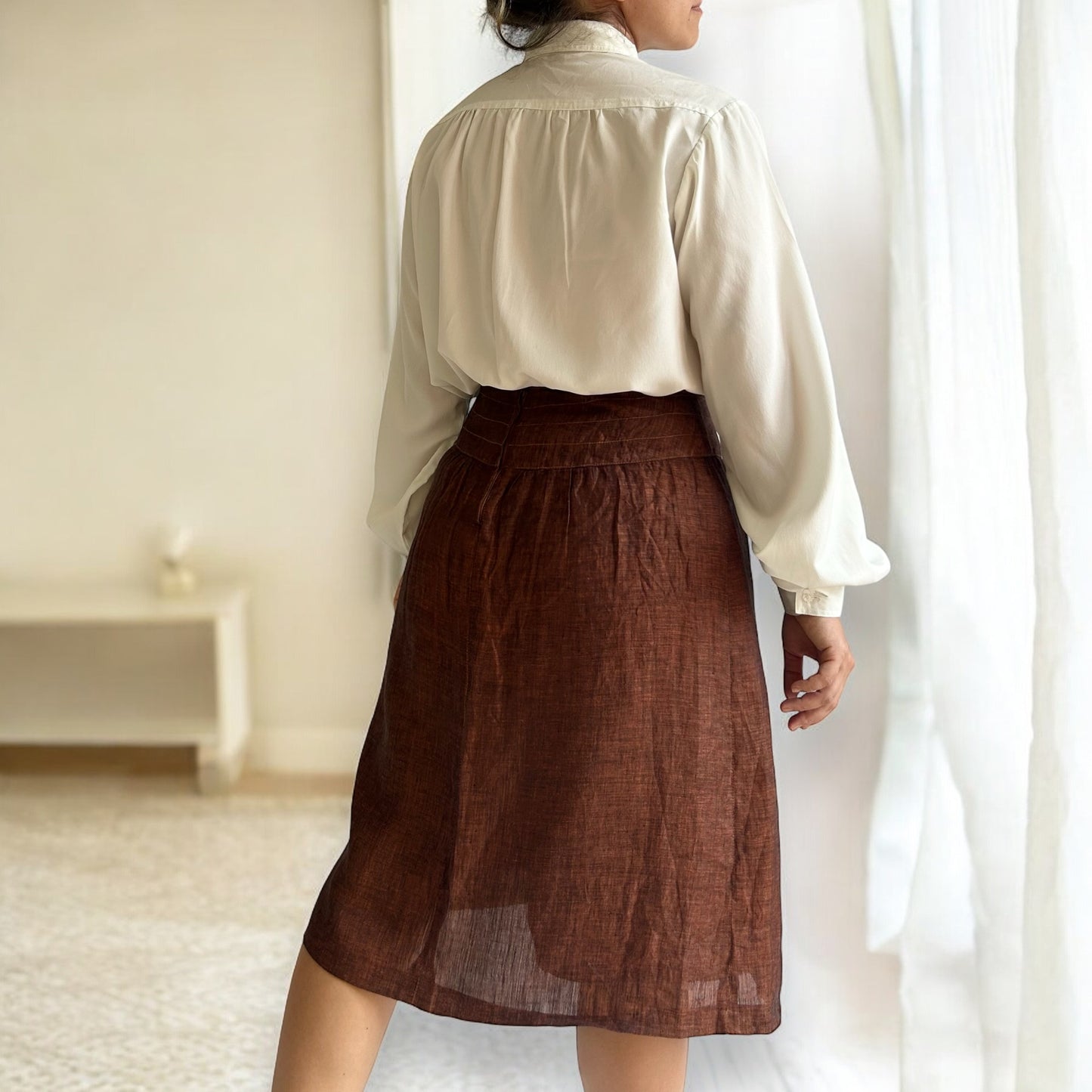 Vintage Linen Skirt