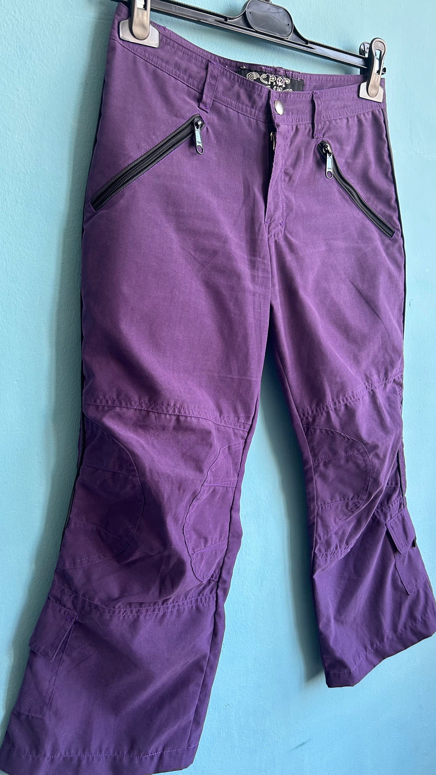 Y2K Cargo Capri Pants