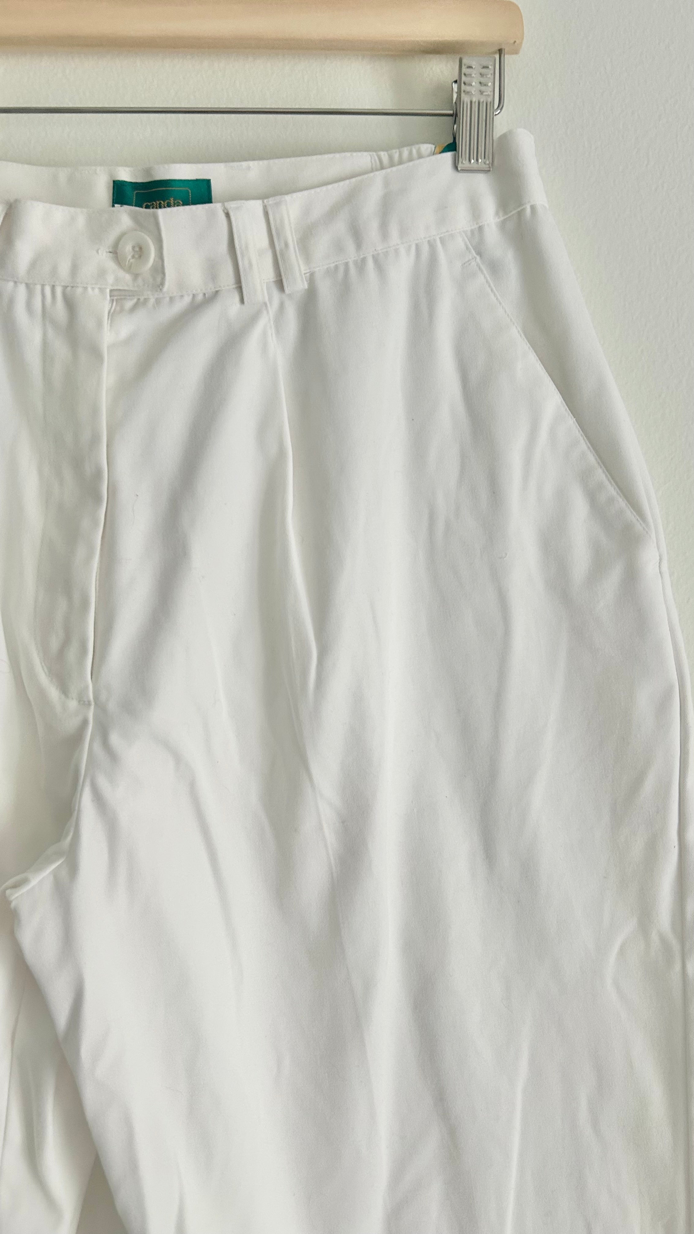 Vintage White Women’s Capri Pants