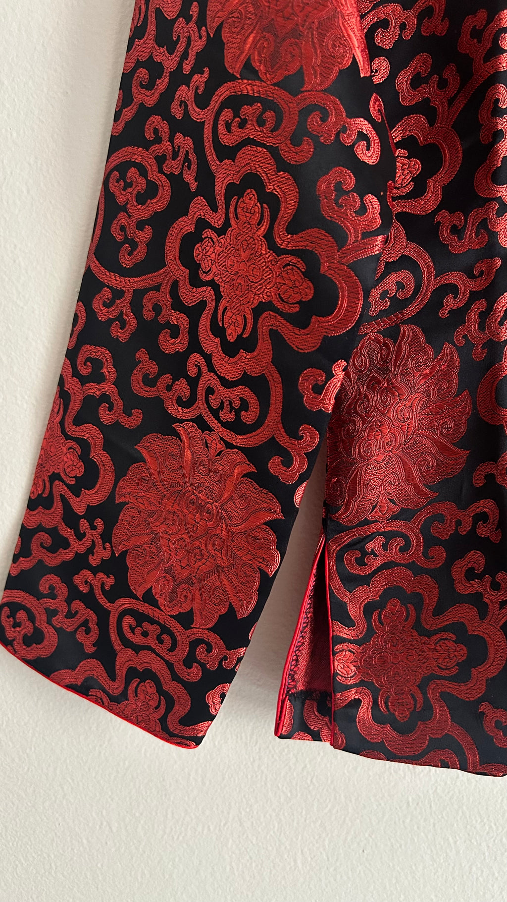 Vintage Chinoiserie Jacquard Blouse