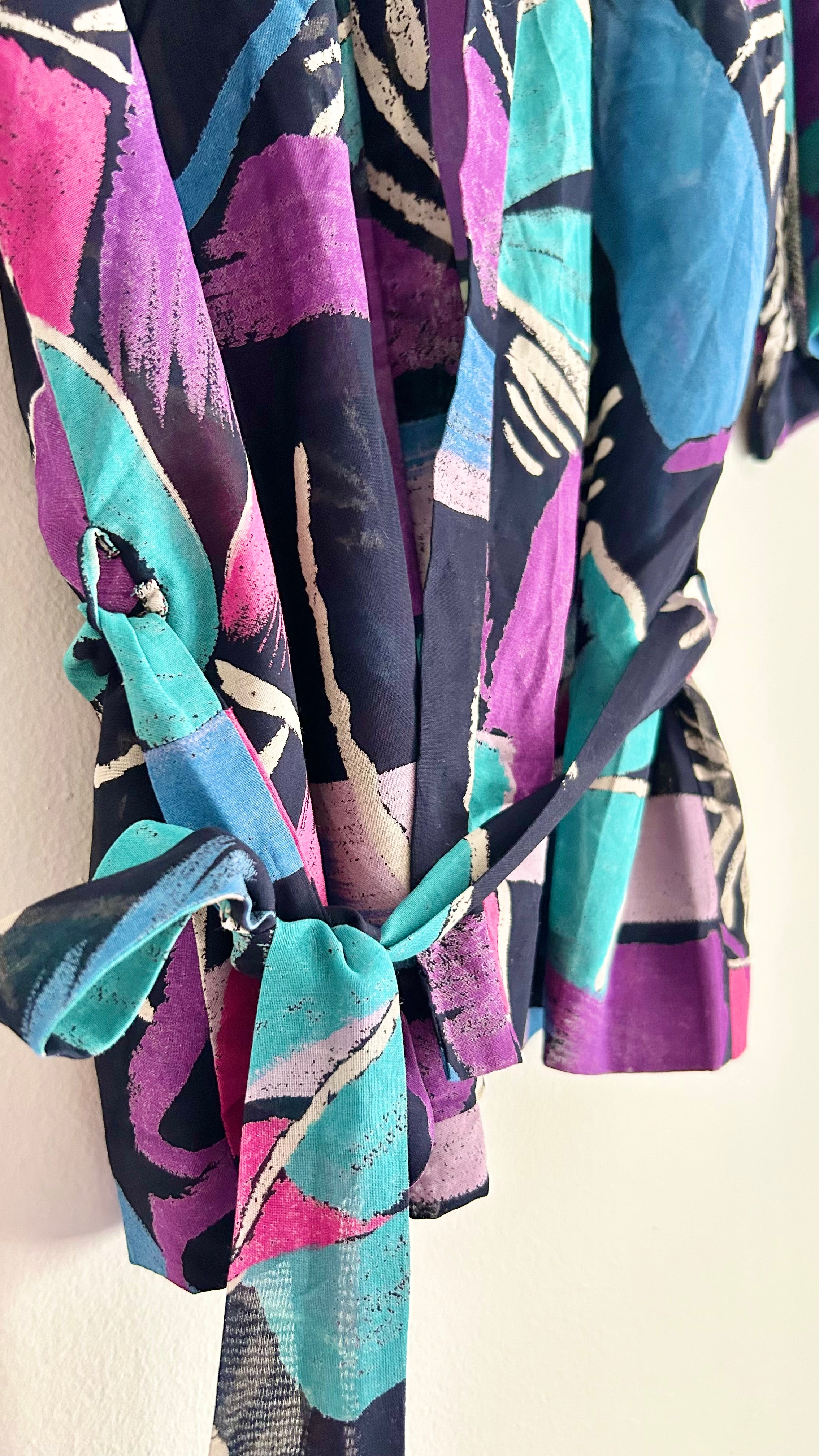 Vintage Handmade Kimono-Style Blouse | One Size