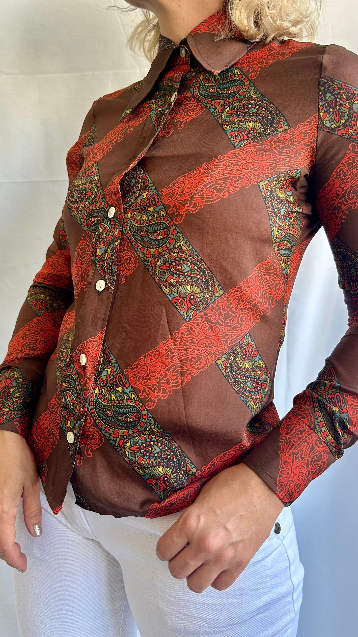 70s Vintage Long Sleeve Shirt