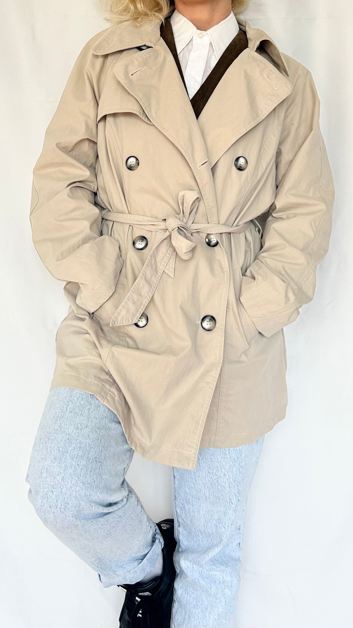 Beige Trench Coat