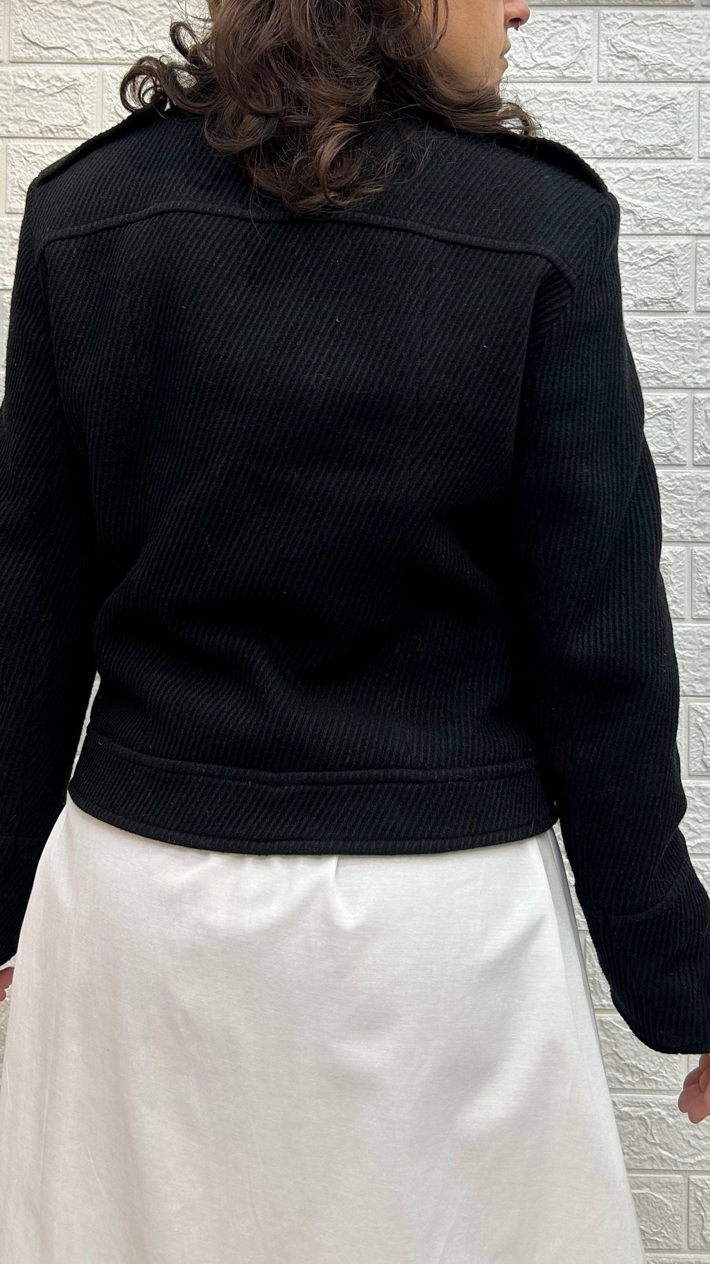 70’s  Ribbed Wool Blazer