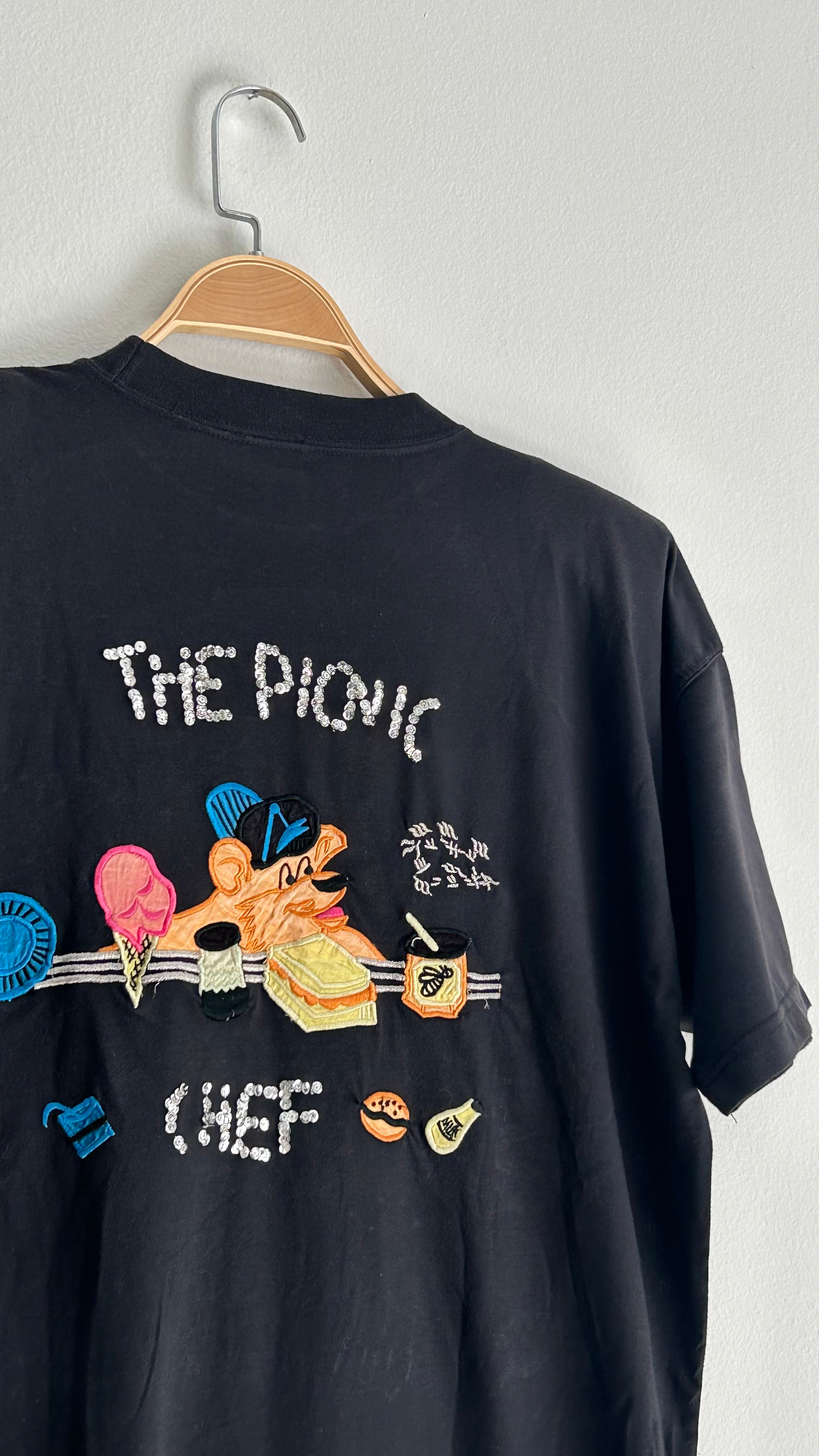 Vintage Oversized Embroidered T-Shirt