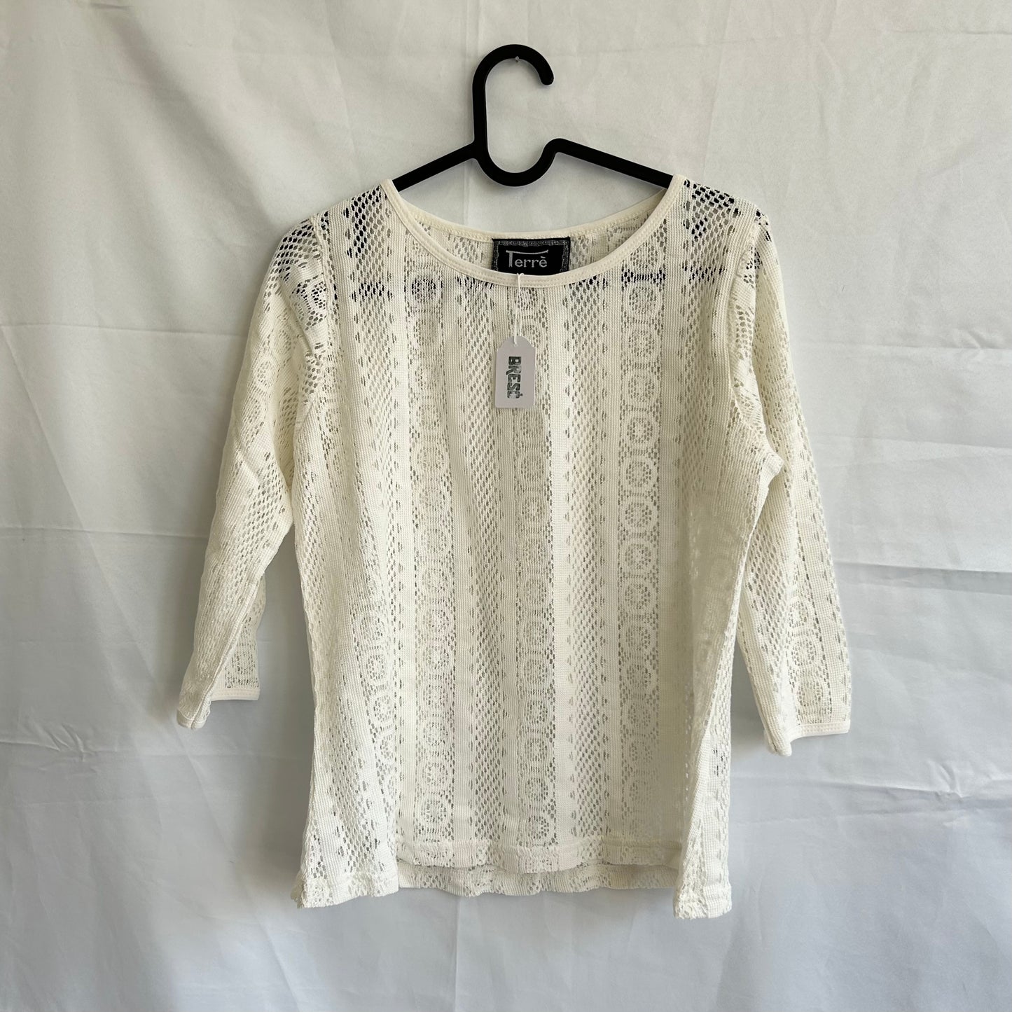 Vintage See Through Long Sleeve Top