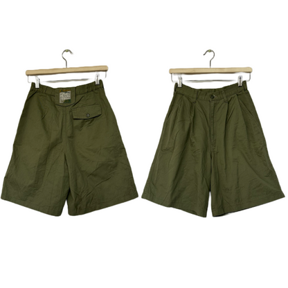 Vintage Olive Green Culottes Bermuda