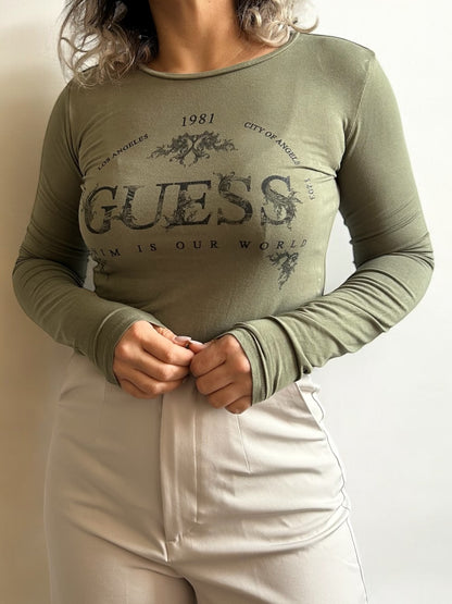 GUESS Long Sleeve Top