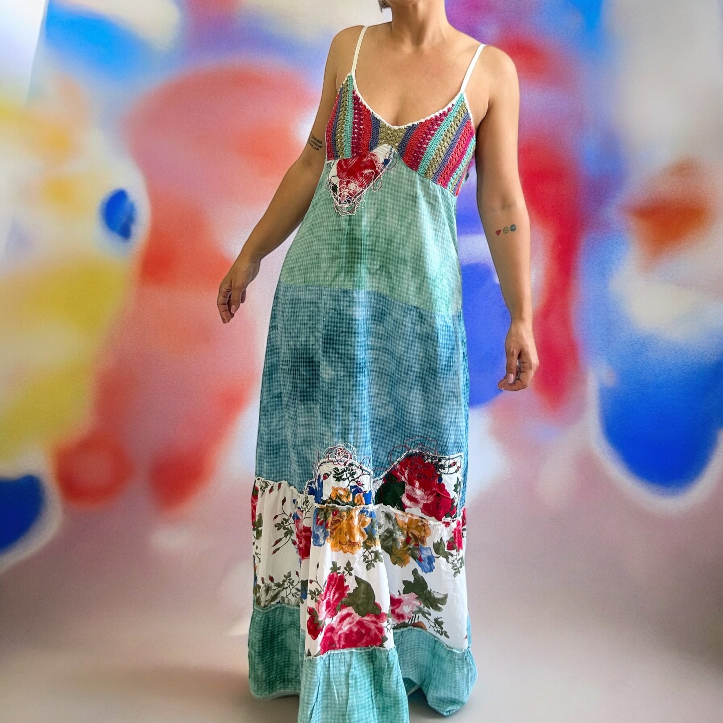 Vintage Boho Maxi Dress