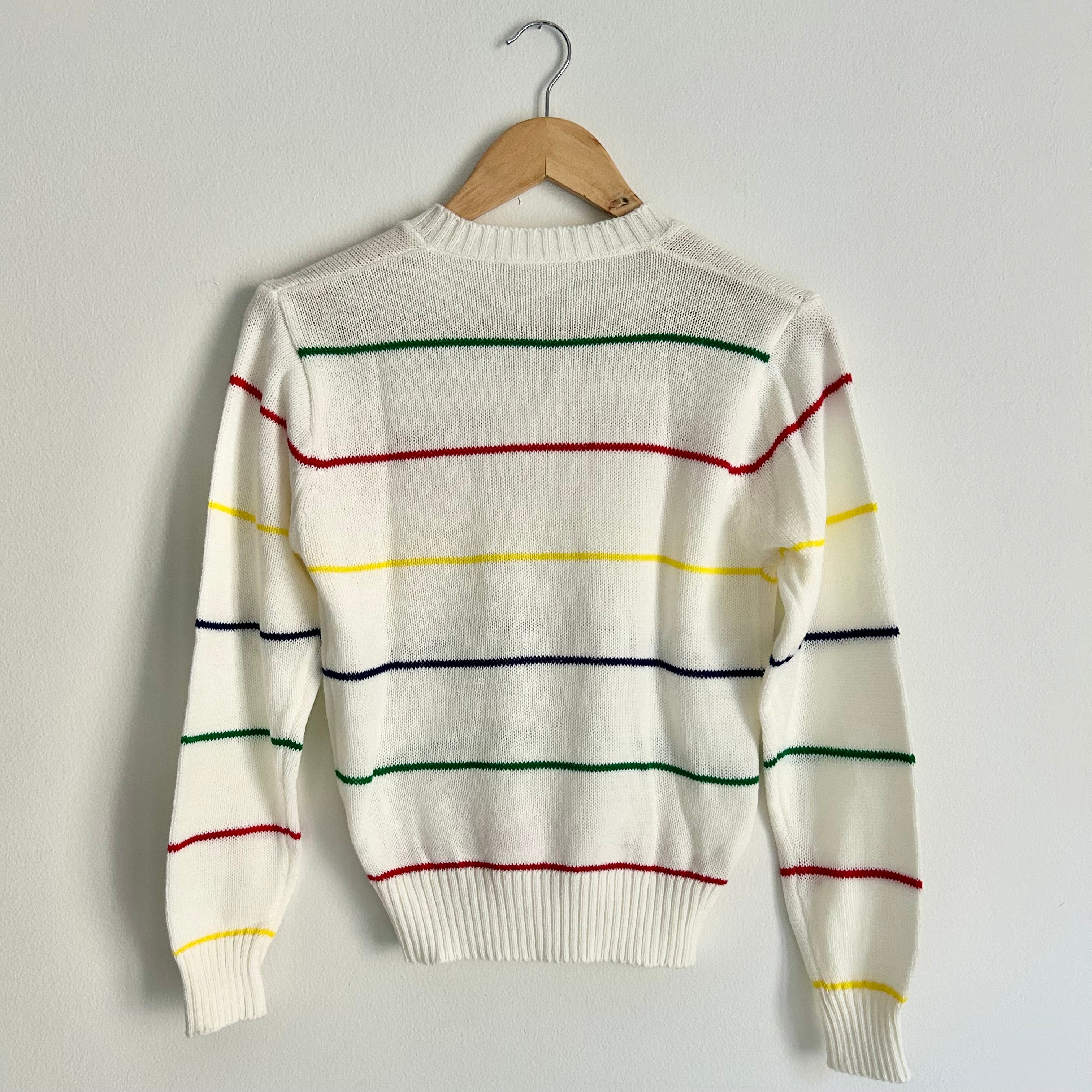 Vintage Stripe Ivory Knit