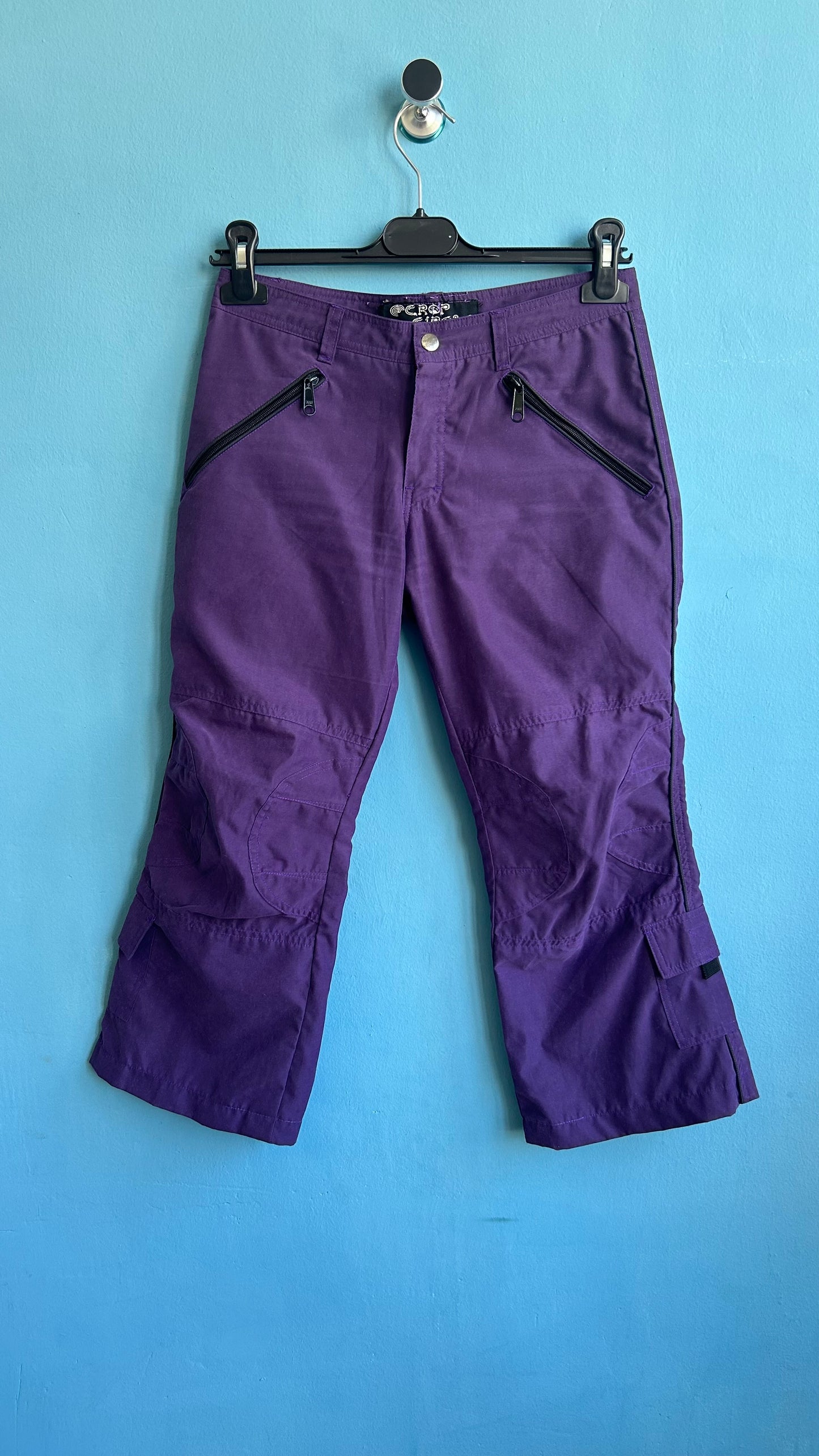 Y2K Cargo Capri Pants