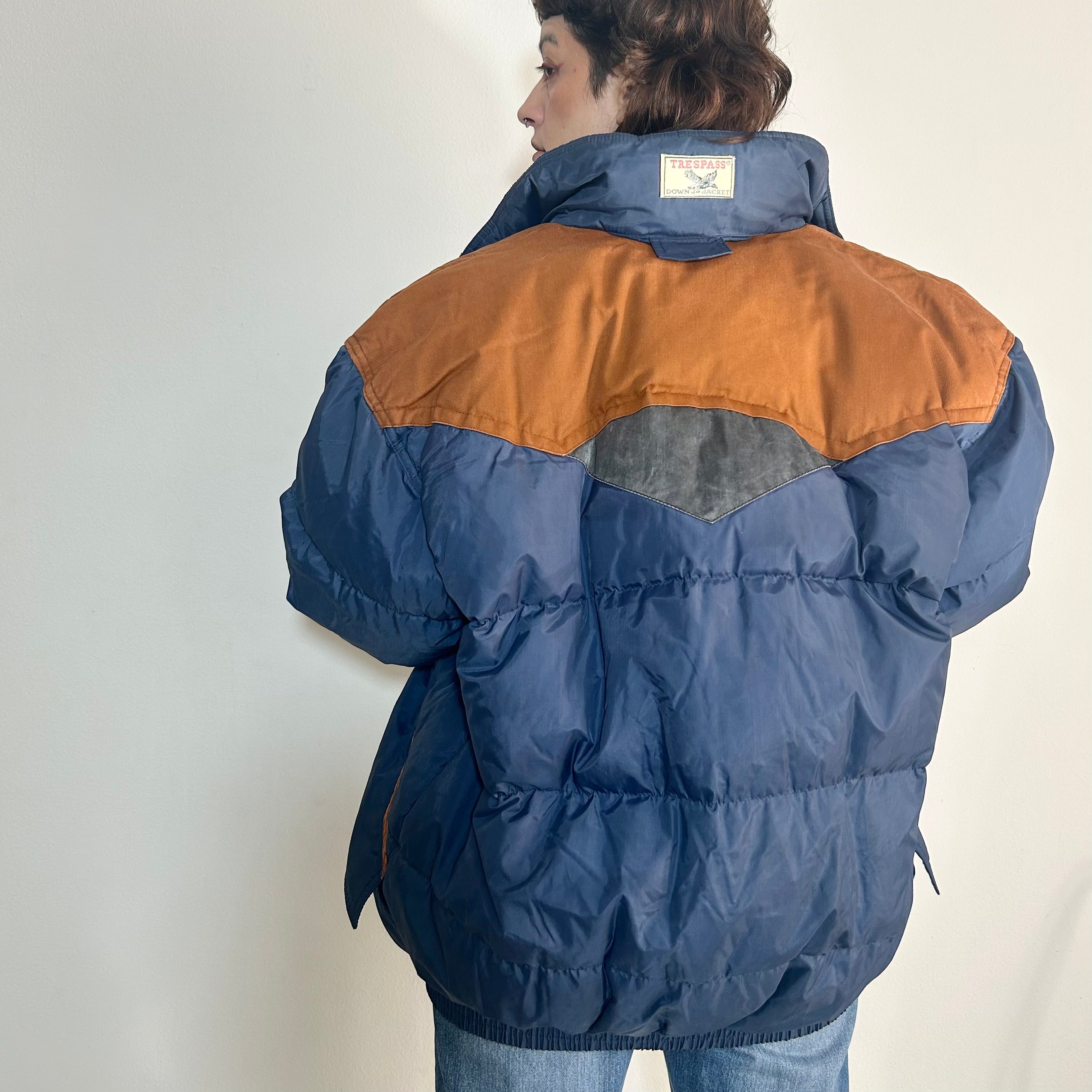 90s Oversized Color-Block Jacket