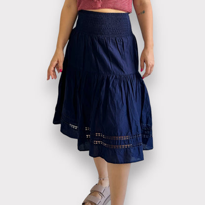 Vintage Blue Marine Skirt