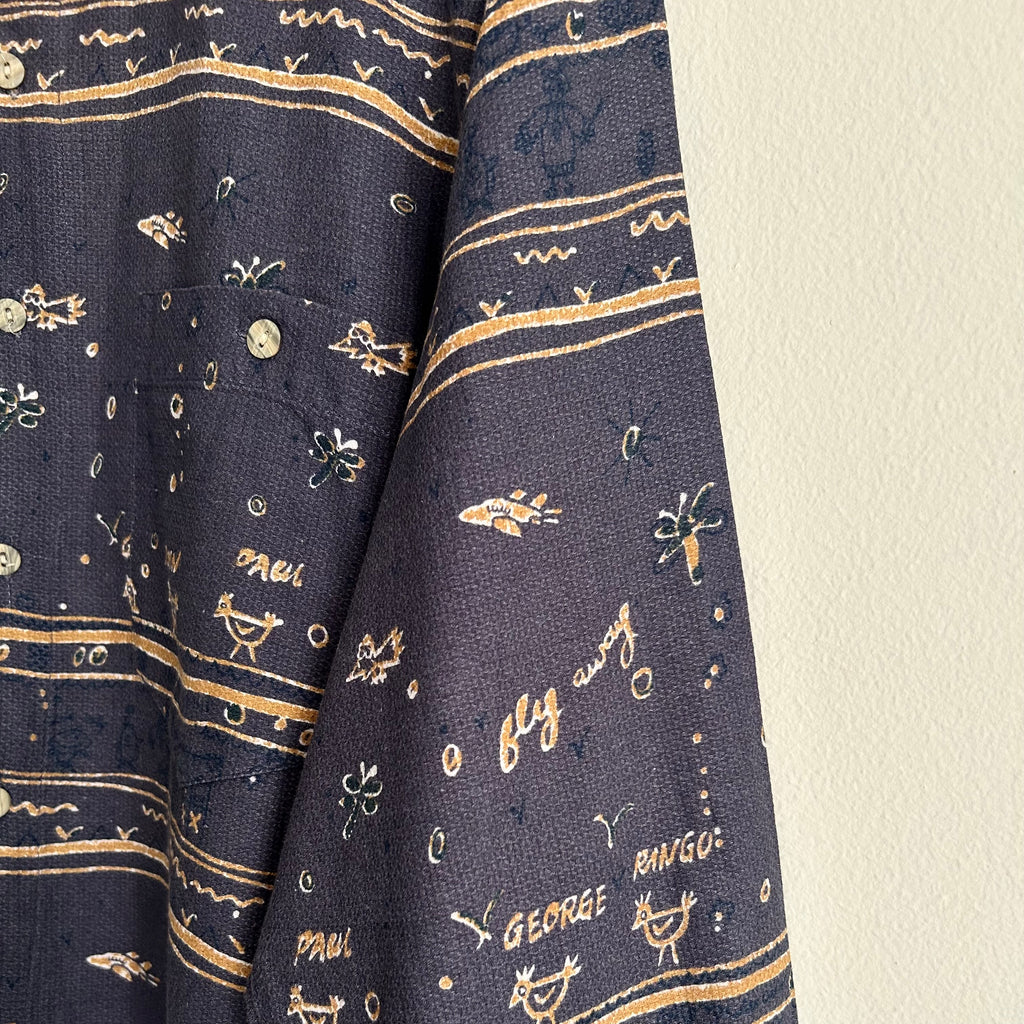 90s "Fab Four" Whimsical Graphic Shirt