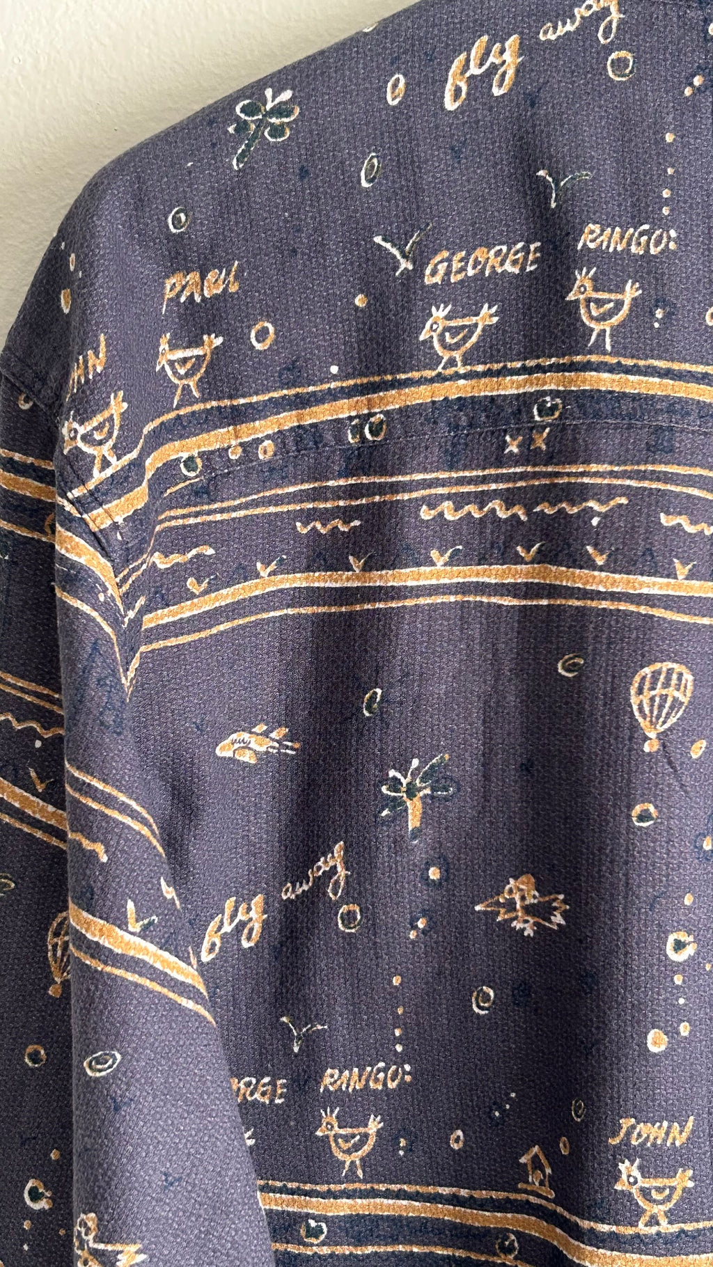 90s "Fab Four" Whimsical Graphic Shirt