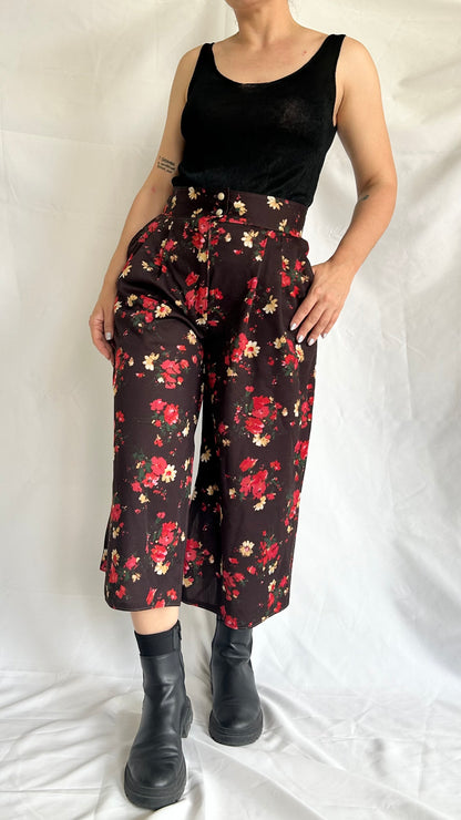 Vintage Flare Crop Pants