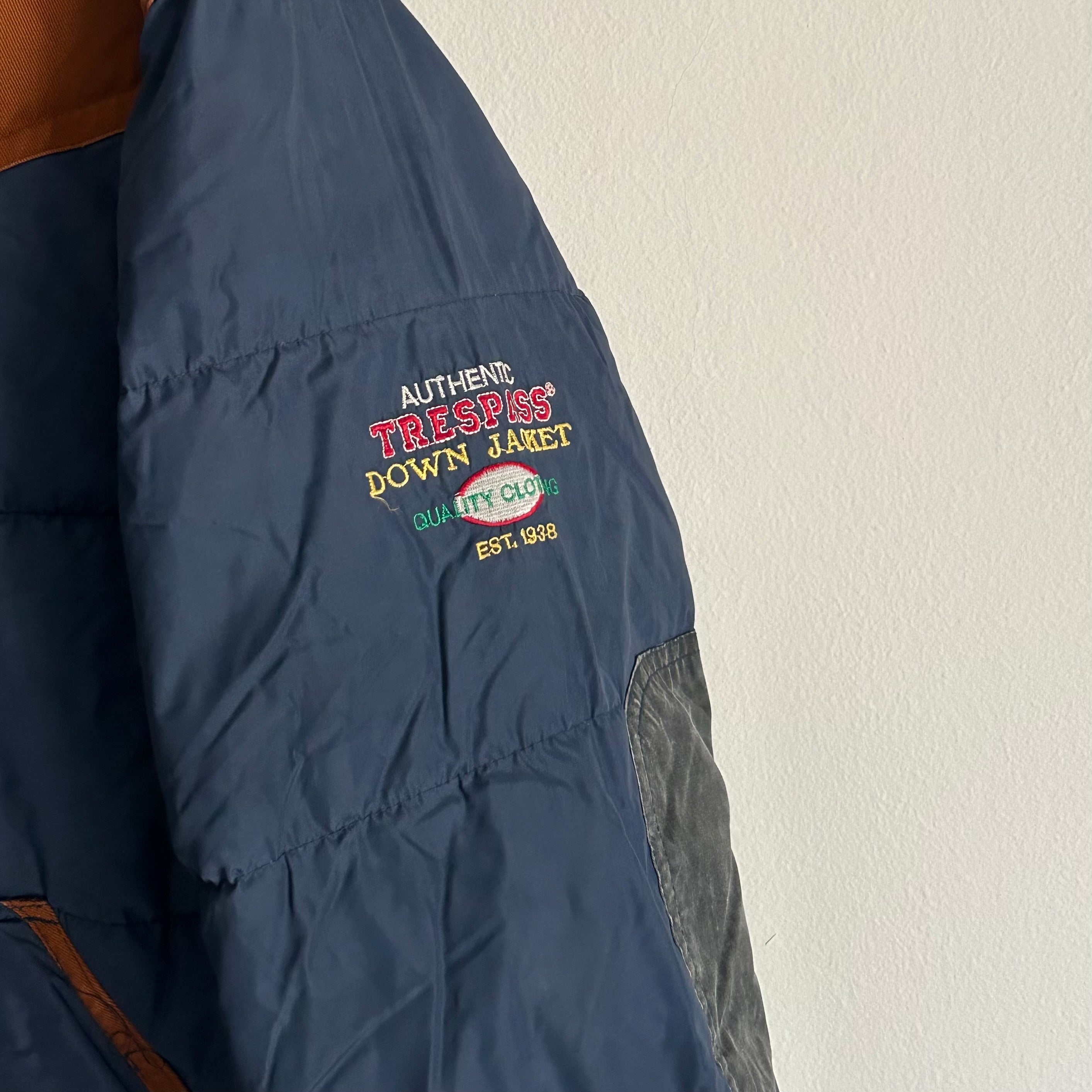 90s Oversized Color-Block Jacket