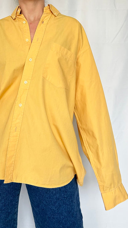 Vintage Yellow Long Sleeve Shirt