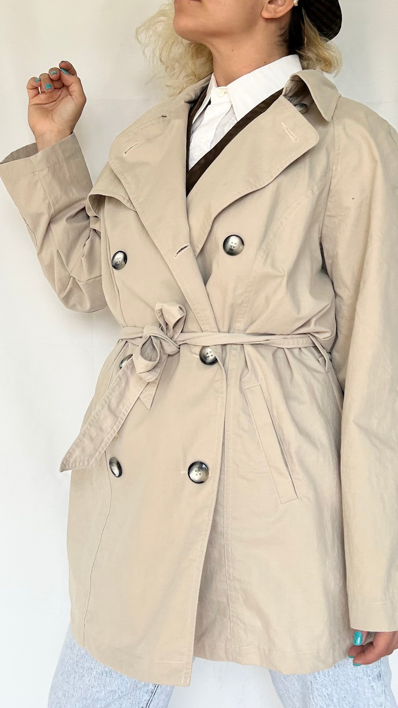 Beige Trench Coat