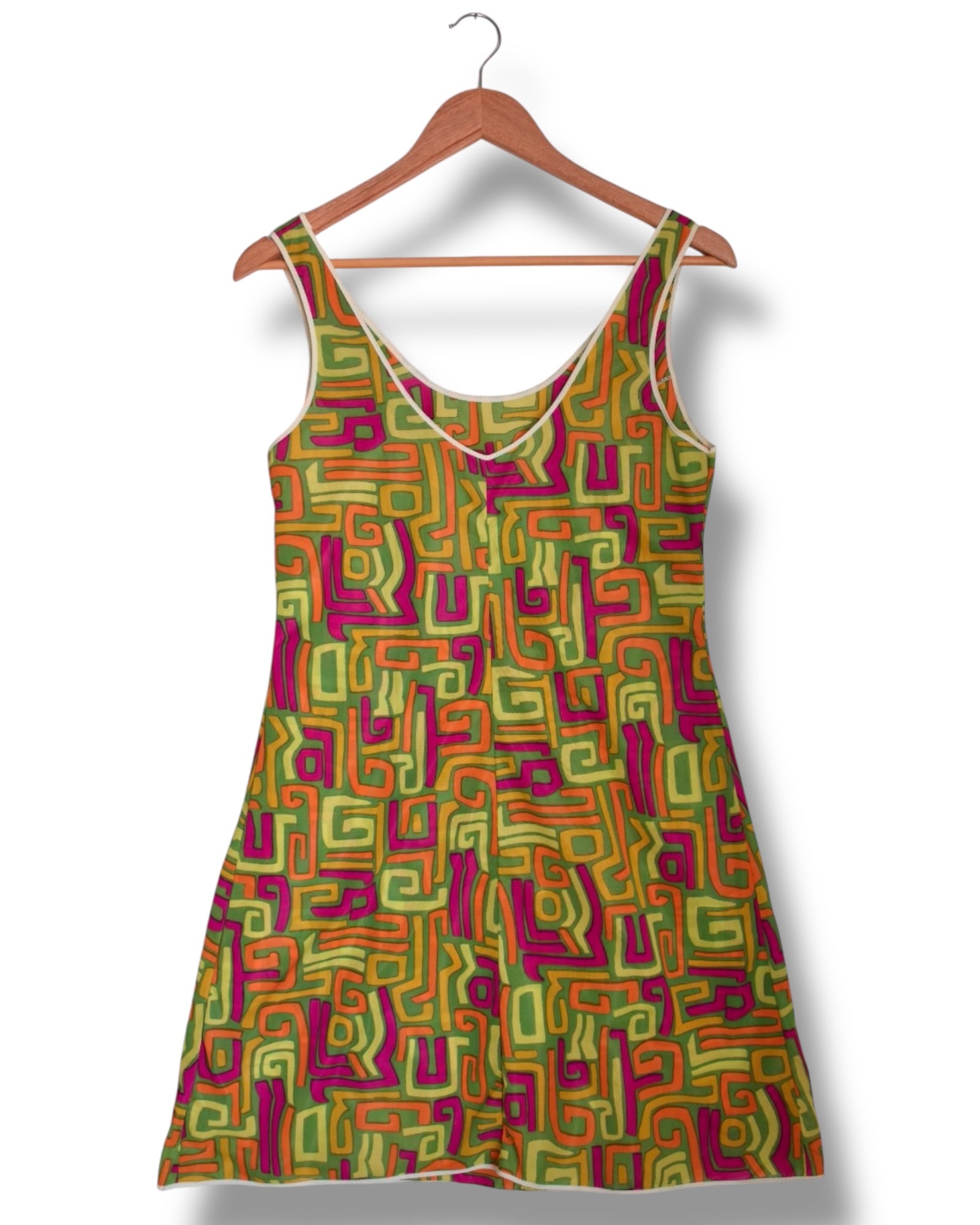 Vintage 70s Nightdresses – Geometric Prints & Vertical Stripes